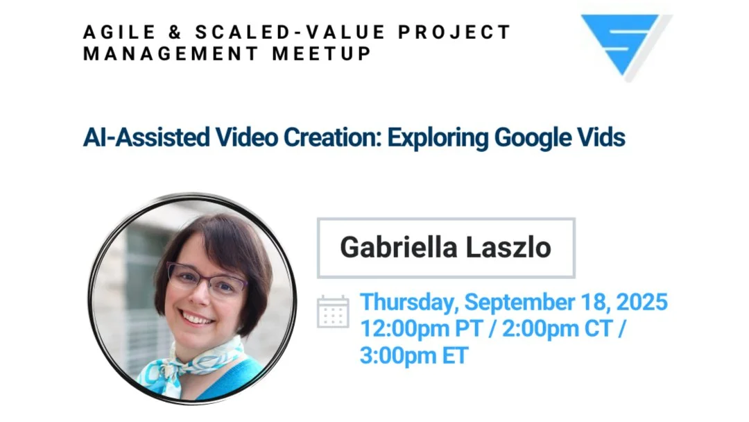 ASVPM MeetUps & Events – September 2025 – Silicon Valley Project Management